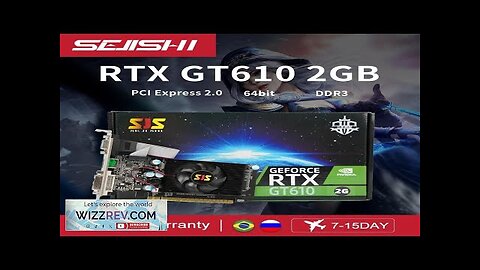 SEJISHI Video Card GeForce GT610 Display Vga Cards 1GB 2GB DDR3 64Bit Review