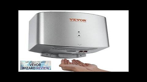 VEVOR Heavy Duty Commercial Hand Dryer 1400W Automatic High Speed ABS Warm Review