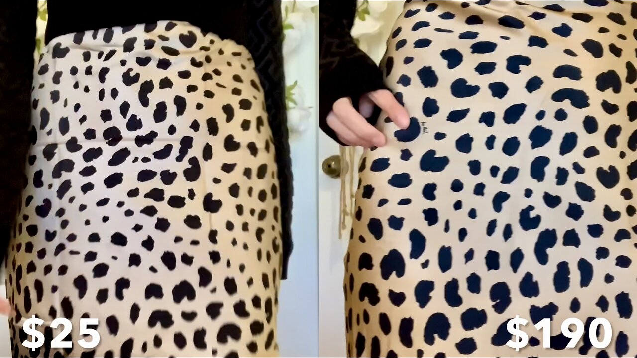 Realisation Par Naomi Wild Things Skirt vs Amazon Dupe