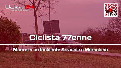 Ciclista 77enne muore in un Incidente Stradale a Marsciano