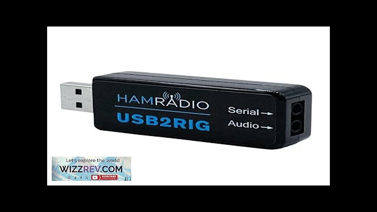 Audio2Rig USB Soundkarten-Isolator - 3.5mm Zu USB Adapter Für Funkgeräte