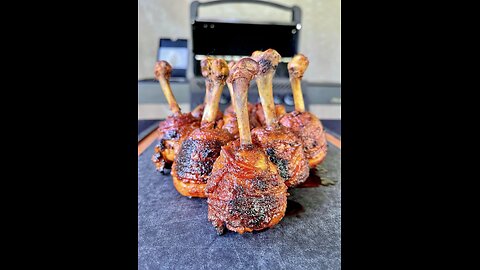 Honey BBQ Chicken Lollipops
