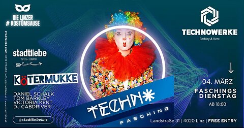 Trailer TECHNOFASCHING Stadtliebe Linz KÖTERMUKKE