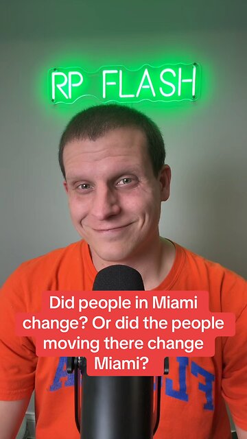 I’m not surprised at all that a Democrat won Mayor in Miami, Florida.