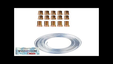 25Ft Coil Roll of 3/16"OD Steel Zinc Brake Line Fuel Tubing Kit Review