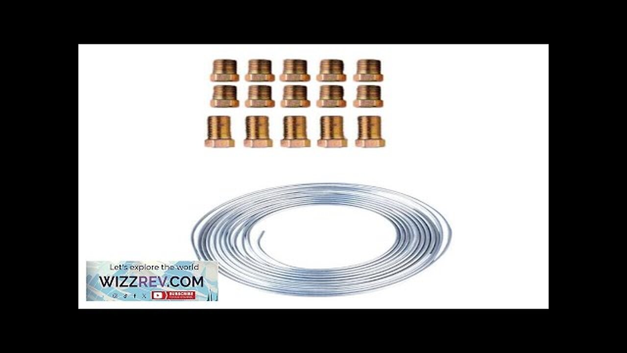 25Ft Coil Roll of 3/16"OD Steel Zinc Brake Line Fuel Tubing Kit Review