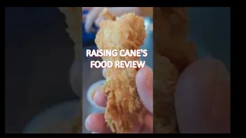 LUNCH! OUR FOOD REVIEW AT RAISING CANE'S CHICKEN FINGERS!