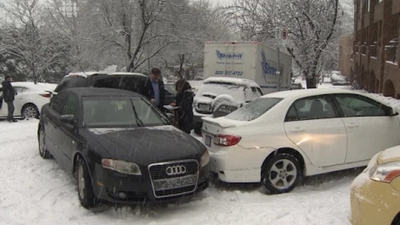 Snowy Slips and Slides: A Winter Ride Through Vancouver's Icy Streets