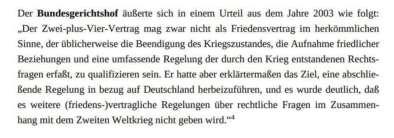 Der Bundesgerichtshof bestätigt weitere Besatzungszeit!