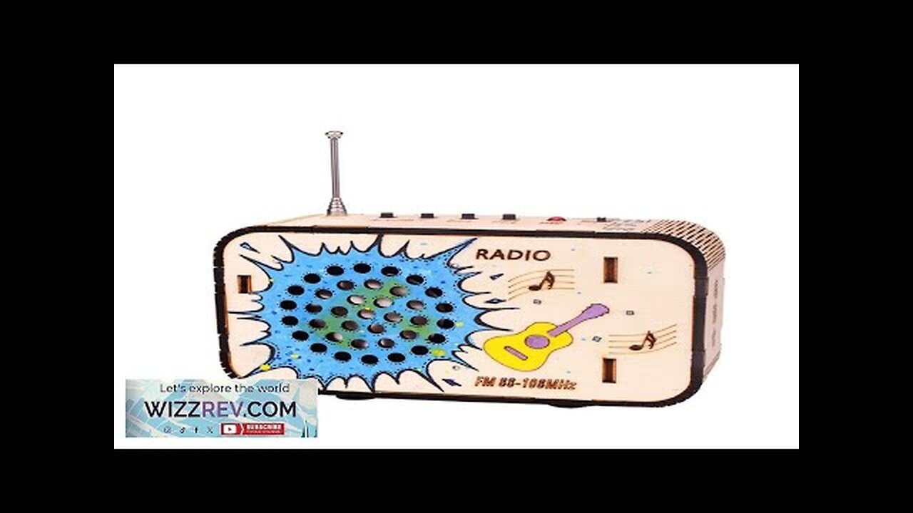 Small Science Technology Mini Wooden DIY Radio Models Handmade Homemade Assembly Puzzles Review