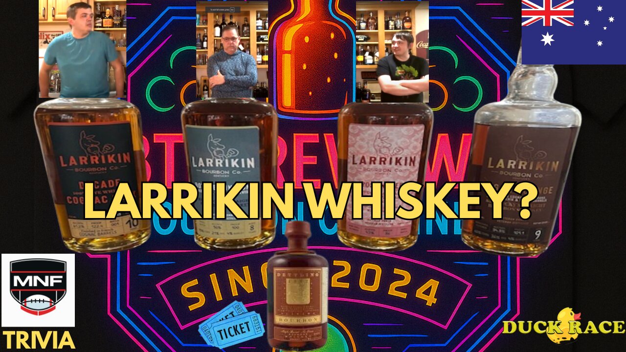 Larrikin Distilling + Dettling Bottled-in-Bond Raffle Reveal! | LIVE with the BTM Boys