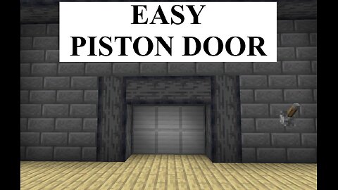 Easiest 3x2 Piston Door For Minecraft Java