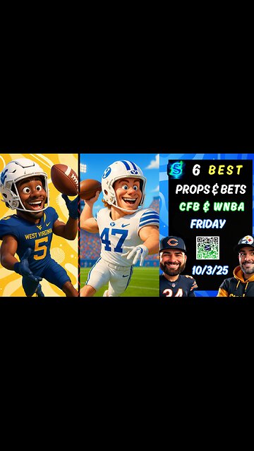 🏈 6 Best CFB and WNBA Props Revealed | PRIZEPICKS | NCAA WEEK 6 | 10/3