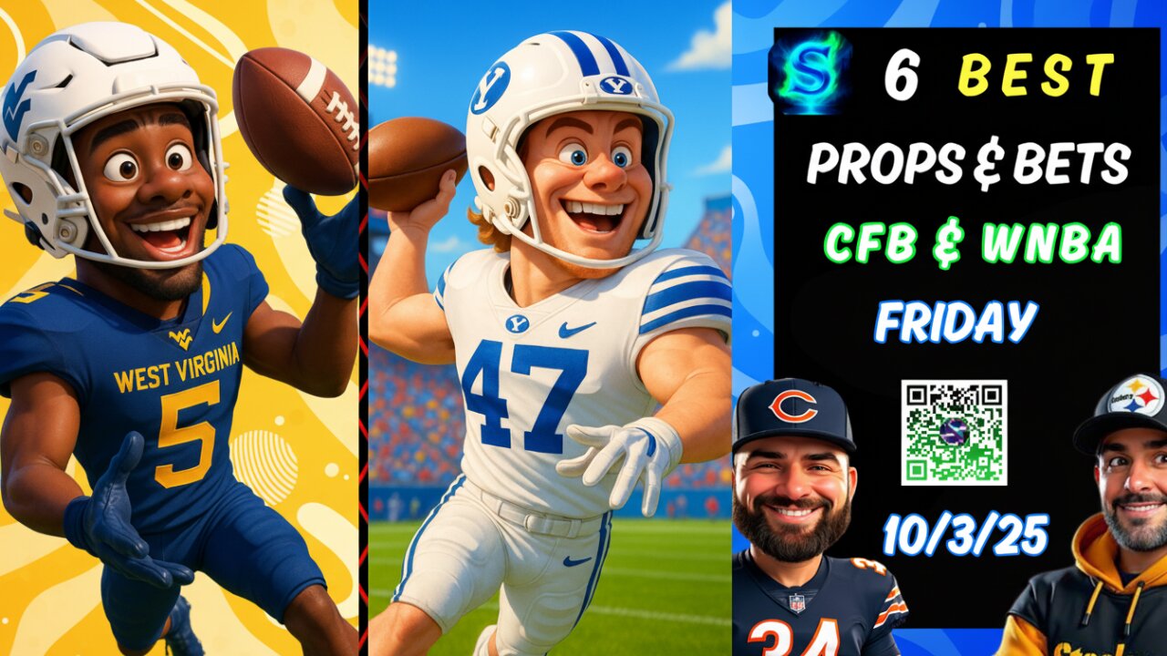 🏈 6 Best CFB and WNBA Props Revealed | PRIZEPICKS | NCAA WEEK 6 | 10/3