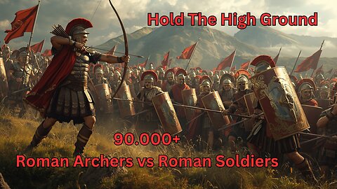 100.000 Roman Archers vs Roman Legionnaires | Epic Battle on Mount Olympus | Who Will Win?
