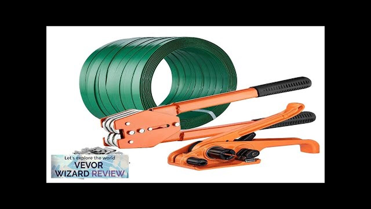 VEVOR Banding Strapping Kit with Strapping Tensioner Tool Banding Sealer Tool 300 Review