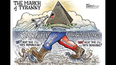 (2004) Alex Jones explaining the false Left/Right Paradigm of Politics.