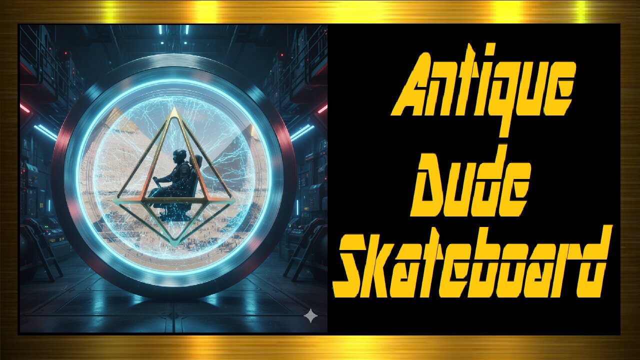 Antique Dude Skateboard-Trailer