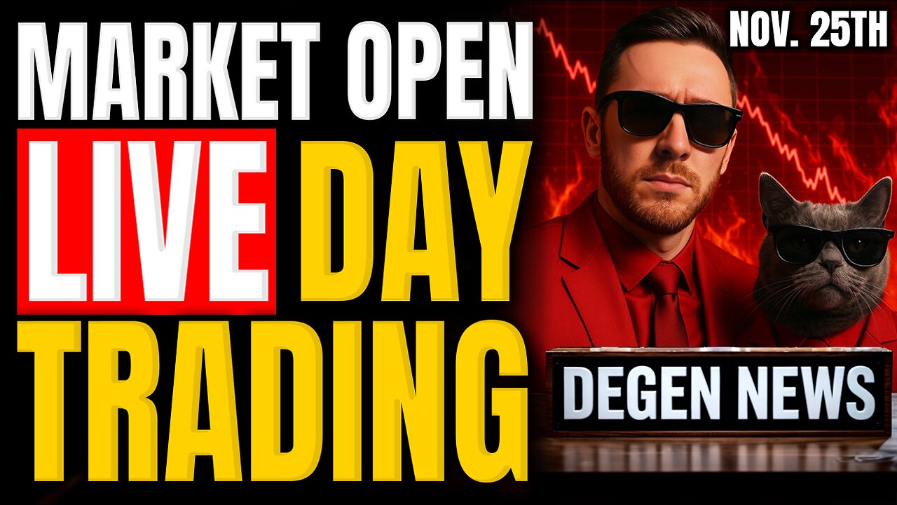 LIVE! Day Trading Stock Market Open (Options & Futures)
