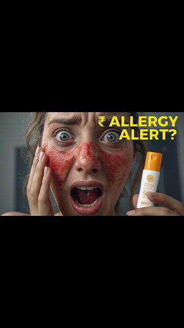 Signs You're Allergic to Your Sunscreen According to a Dermatologist #shorts (1)