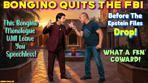 Bongino Quits The FBI Before The Epstein Files Drop! What A FKN’ Coward! No Mercy! The Beatdown!