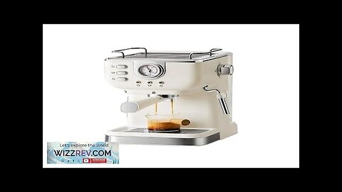 Professional 20-Bar Espresso Coffee Machine with Milk Frother for Espresso Latte Review