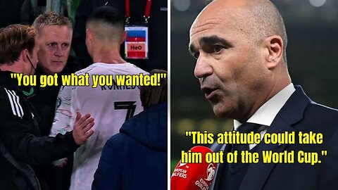 🚨 World Cup at risk: Cristiano shouldn't have done that #soccer #cr7