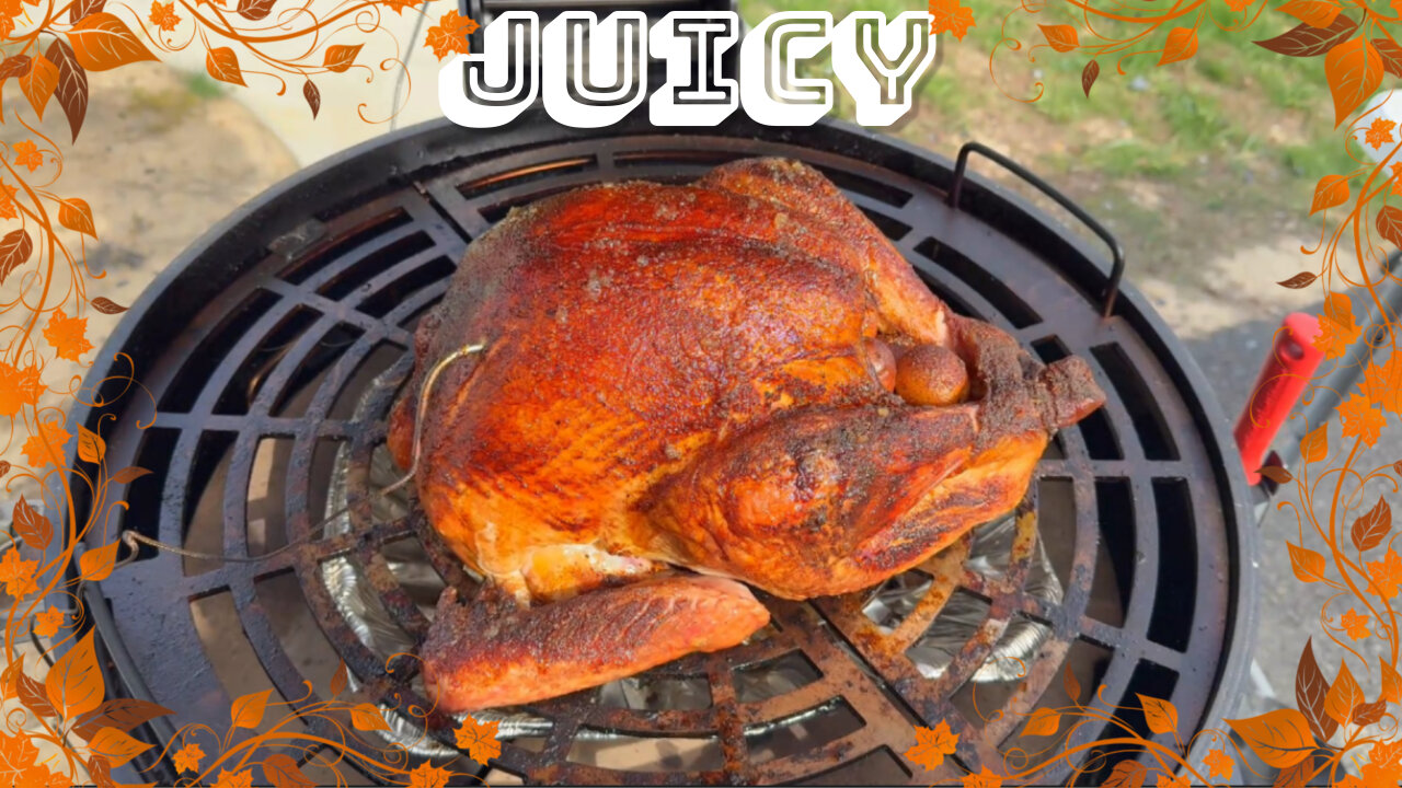 How To: Juiciest Thanksgiving Smoked Turkey