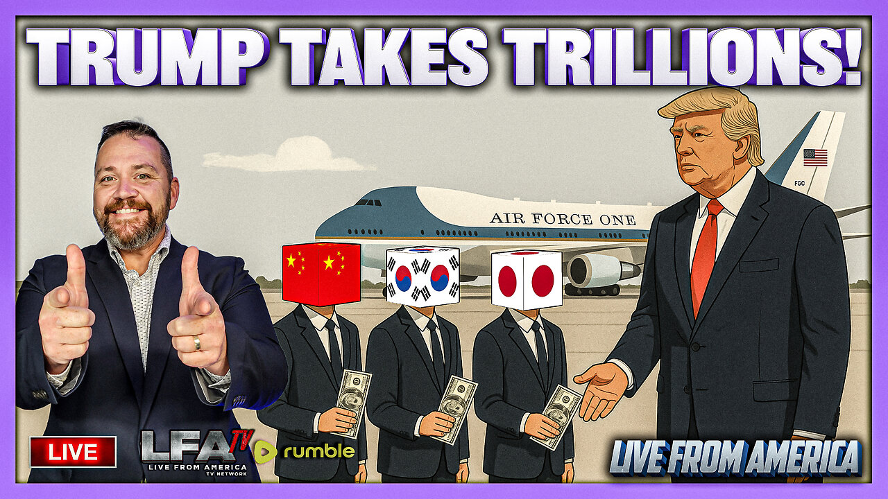 TRUMP TAKES TRILLIONS! | LIVE FROM AMERICA 10.30.25 11AM