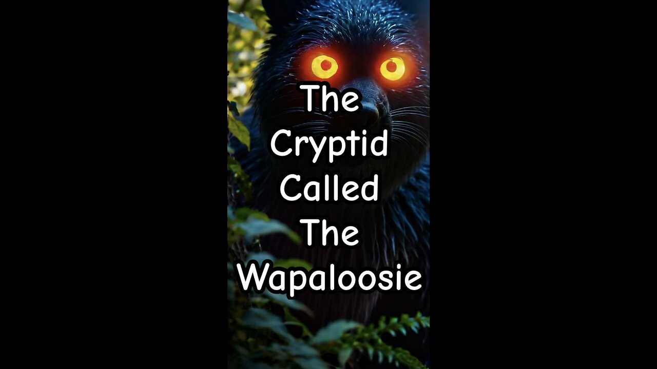 The Cryptid Called The Wapaloosie.