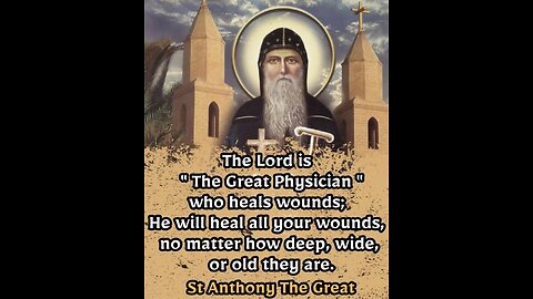 The lord is a great physician #stanthonythegreat #orthdox #elders