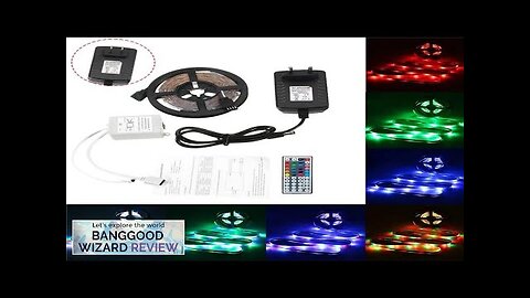 5M 24W Waterproof 3528SMD RGB LED Strip Lights + 44 Keys Remote Review