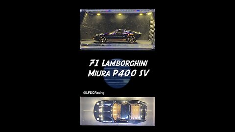 Lamborghini Miura P400 SV in the Wind Tunnel