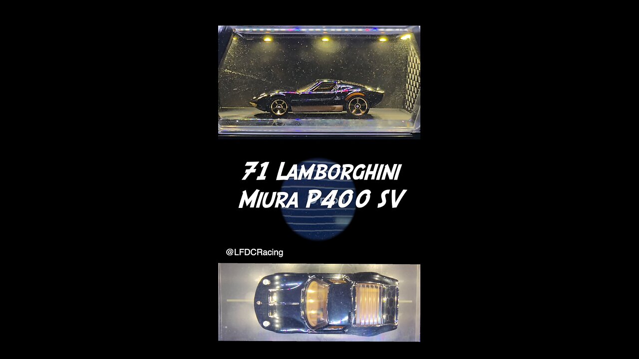 Lamborghini Miura P400 SV in the Wind Tunnel