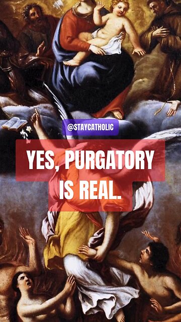 YES, PURGATORY IS REAL #truth #jesus #christ #king #mary #joseph #ihs #church #bible #christian #sai