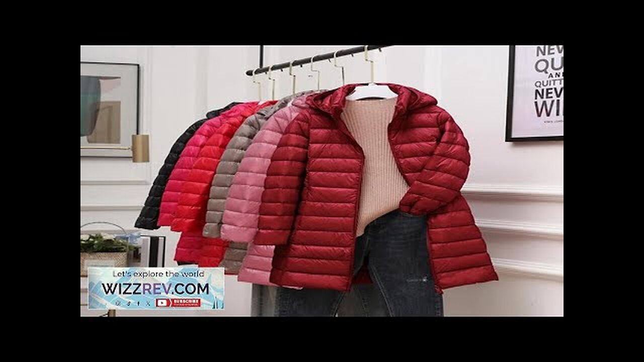 0-10℃ Hood Detachable Winter Coat for Women 2024 Female Puffer Down Jacket Review