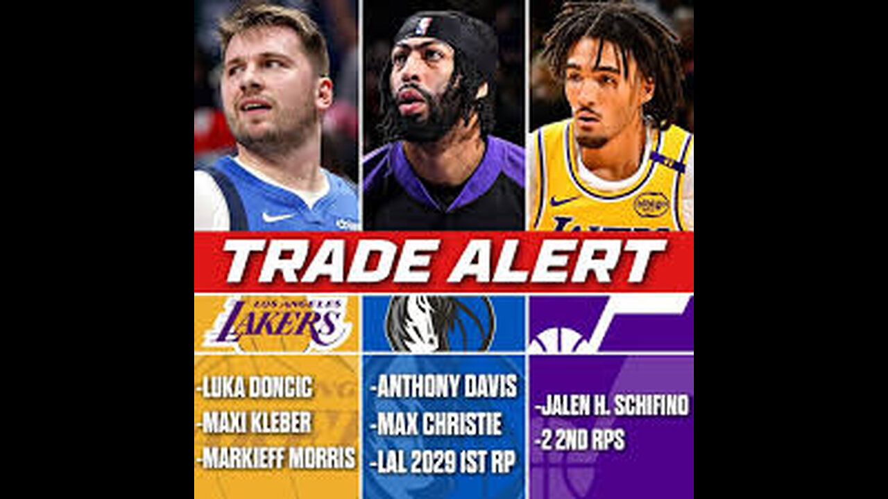 NBA: Lakers/Mavs Trade SHOCKER: Doncic To LAL-Davis to Mavs; Newsom Recall; Tariffs on MEX, CAN, CHI