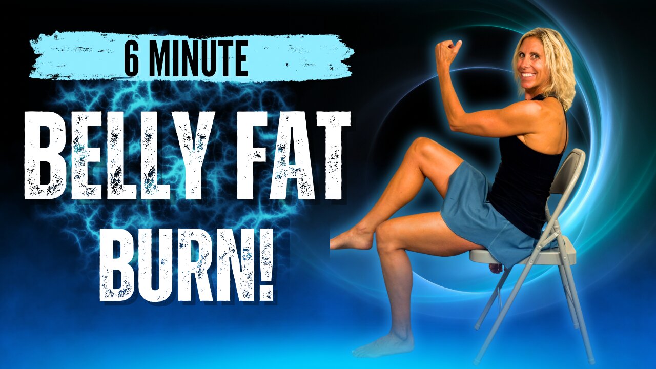 6 Minute Belly Fat Workout Anyone Can Do!