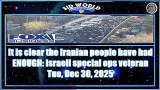 It is clear the Iranian people have had ENOUGH_ Israeli special ops veteran