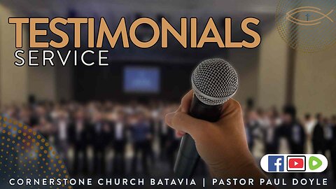 Sunday Testimonials Service | 12/28/25 | #CornerstoneBatavia #Revival