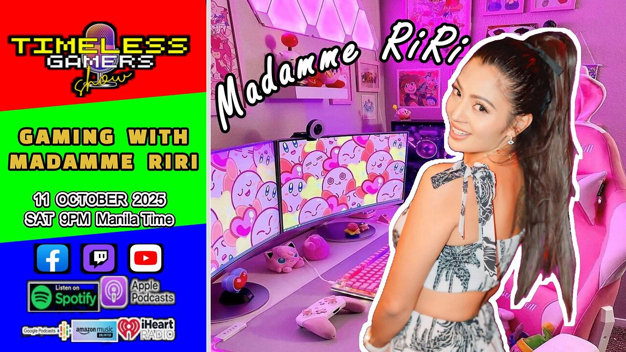 GAMING WITH MADAMME RIRI - TImeless Gamers Show episode 155