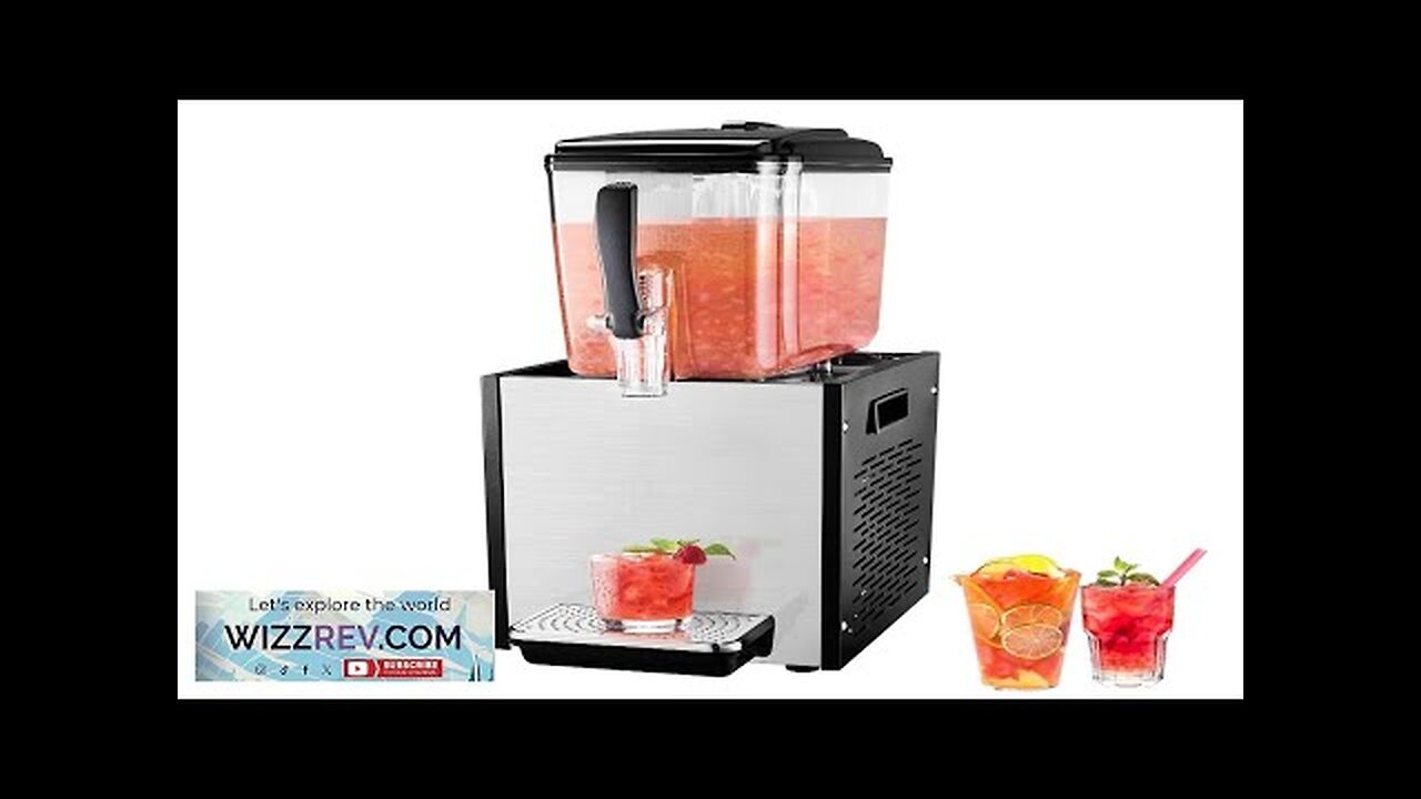 VEVOR Commercial Beverage Dispenser 12L Cold Juice Ice Drink Dispenser for Party Review