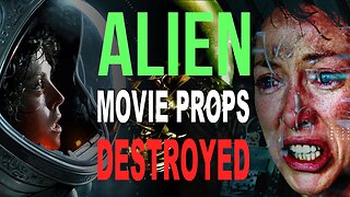 Sci-Fi Horror Film ALIEN Movie Props DESTROYED At The World Premiere