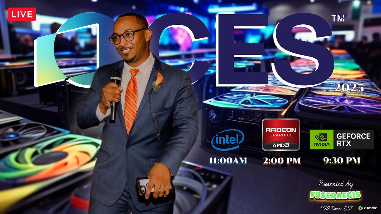 CES 2025 - Intel, AMD, Nvidia Keynote Address REACTIONS 1.6.2025 | FusedAegis Presents