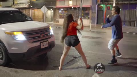 guy was playing with the girl then Captain save a hoe flew in