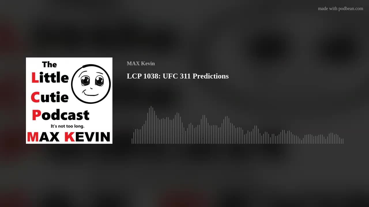 LCP 1038: UFC 311 Predictions