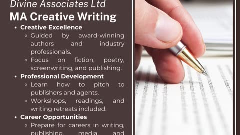 MA Creative Writing at University of Chichester – Powered by Divine Associates Ltd