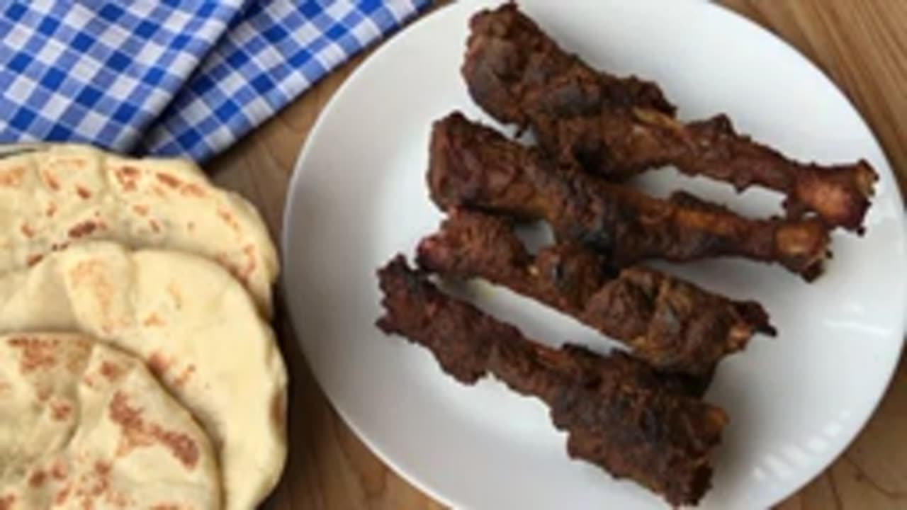 Mutton Leg BBQ Recipe