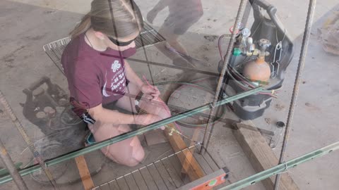 Oven Made Into a Shelf