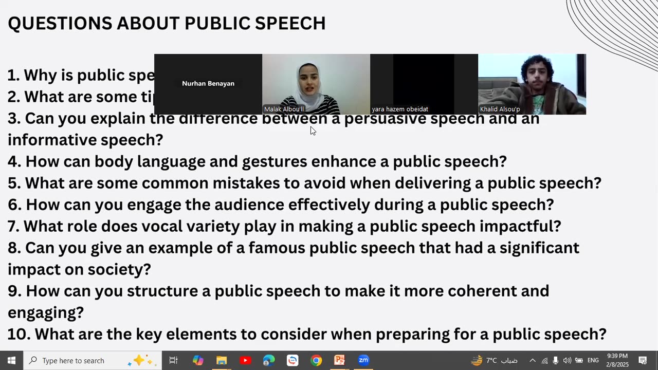 Public Speech(7)